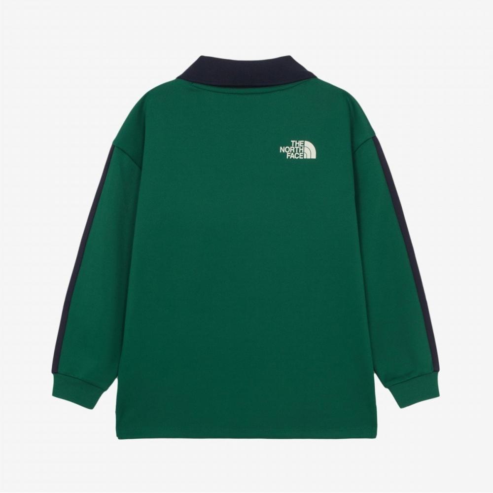 The North Face Kids Kids Stadium Long Sleeve Tee Jungle Green Nt7tr53t
