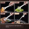 Thickened Food Tongs German-Style 304 Stainless Steel Tongs Bbq Tongs for Home Kitchen Steak Bread Grilling Tongs