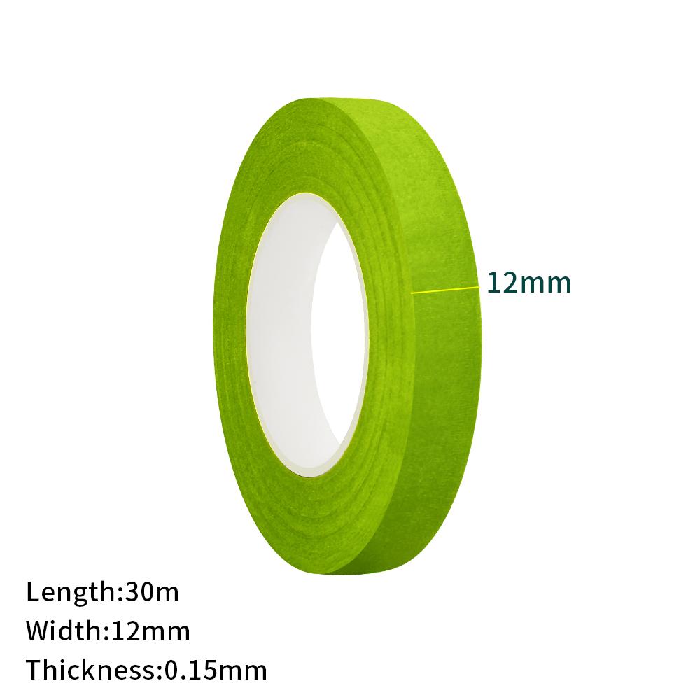 Floral Tape for Bouquet Wrapping Green Paper Adhesive for Artificial Flowers and Plant Stems DIY Crafting and Arranging