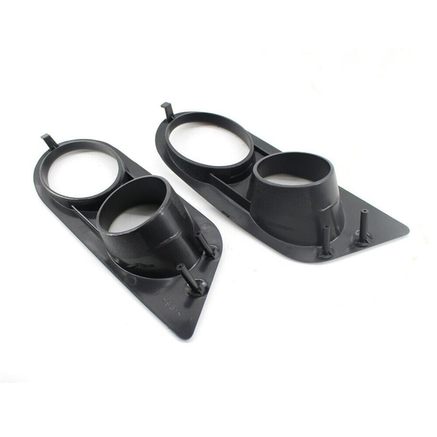 Pair Black Front Bumper Car front Fog Light Lamp Cover For BMW E46 M3 99-06