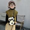 Adorable Panda Plush Crossbody Bag For Kids Stylish Trendy Accessory For Daily Use