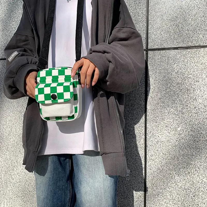 Холщовая маленькая женская сумка — фото 5