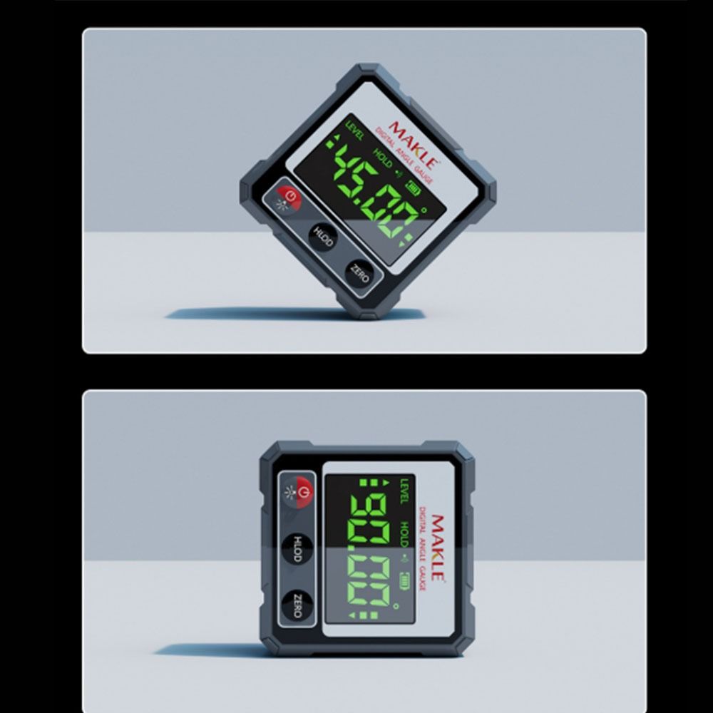 2-side Laser Inclinometer Goniometer Laser Level Ruler  for Construction Engineering