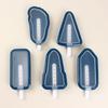 Set(5PCS) Summer Homemade Silicone Ice Cream Mold With Multiple Shapes For Household Ice Cream Making Tools