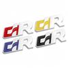 Fashion Metal Car Stickers Emblem Decal For Volkswagen R Racing VW Golf Passat Tiguan CC Sagitar Touareg SR GR Auto Stylin zf2