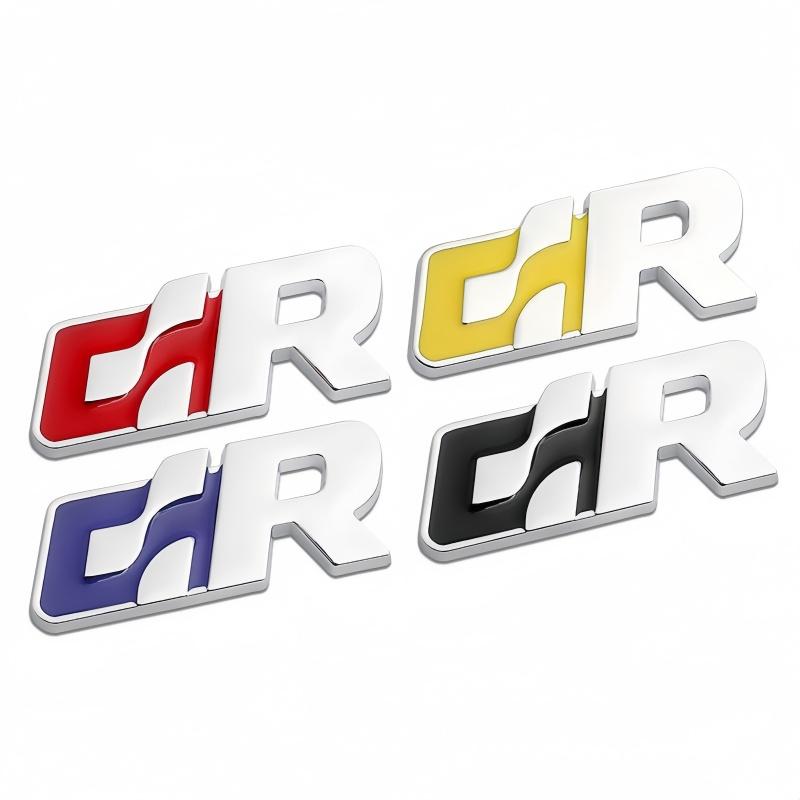 Fashion Metal Car Stickers Emblem Decal For Volkswagen R Racing VW Golf Passat Tiguan CC Sagitar Touareg SR GR Auto Stylin zf2