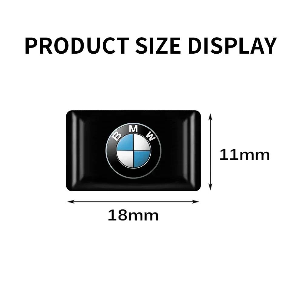 Hot 2025 10/20Pcs Car Styling 3D Emblem Epoxy Decoration Stickers For Bmw M Performance Alpina X1 X3 X4 E87 E36 E46 E90 E39 F10