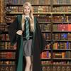 Formemory Halloween Costume Complete Includes and Magic Wand and Lights Unisex Cosplay Magic Wand Size Set, 4-Piece Set, Green, Robe, Necktie, Scarf,
