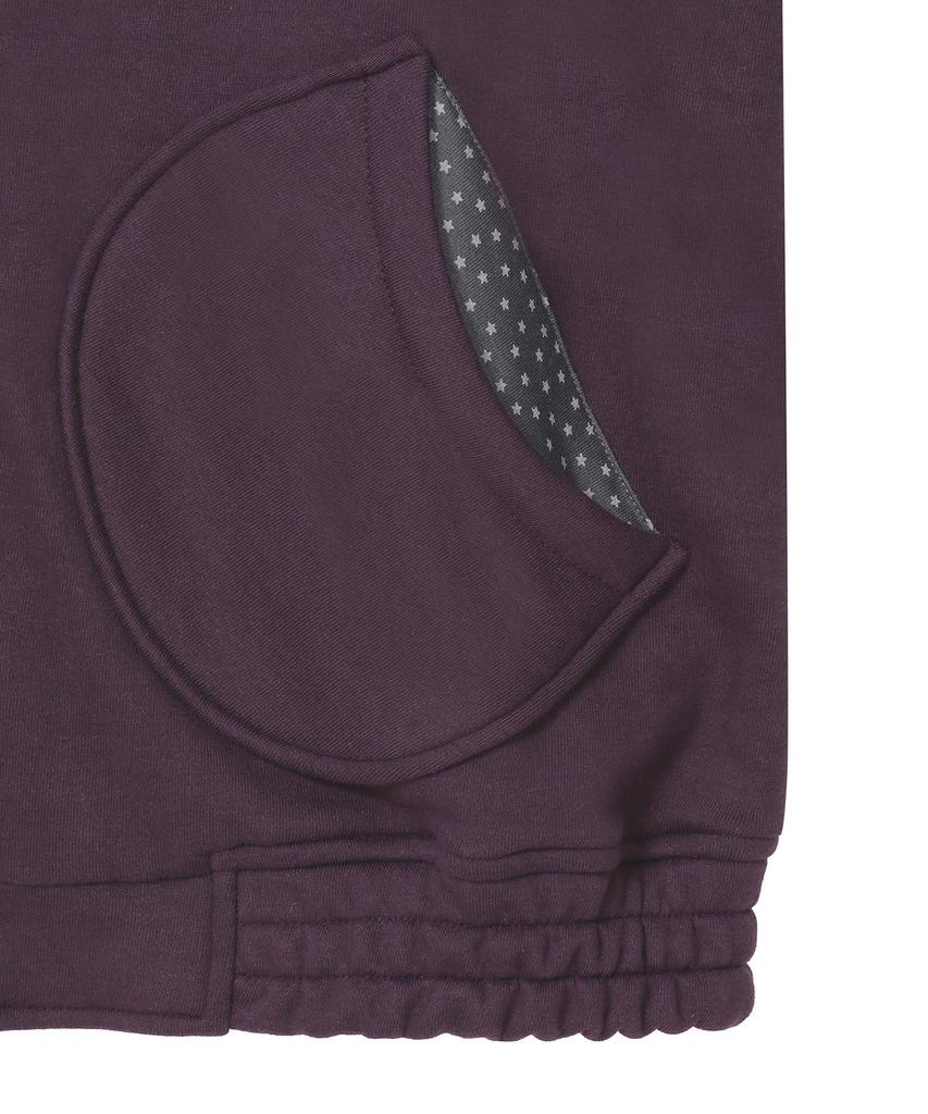 BAUF Melody Round Collar Zip-Up [Purple]