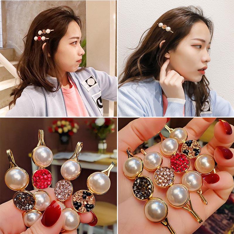 Buy Fashion Barrette Women Elegant Korean Hair Clip Snap Stick Hairpin