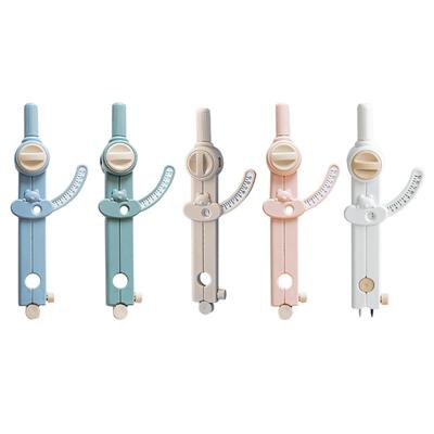 Multifunctional Drawing Circle Tool with Wing Scale for Student, Lockable Wing Divider Drawing Circle Tool for Drafting