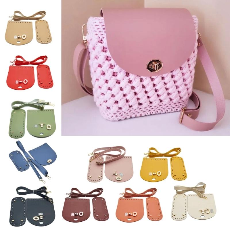 Verstelbare Riem PU Leer Tas Bodem Knutselbenodigdheden Voor Handgeweven Schoudertas DIY Crossbody Schoudertas Naaien