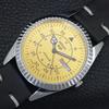 AUTOMATIC VINTAGE REFURBISHED SEIKO 5 6309A JAPAN MENS YELLOW WATCH a442934-1