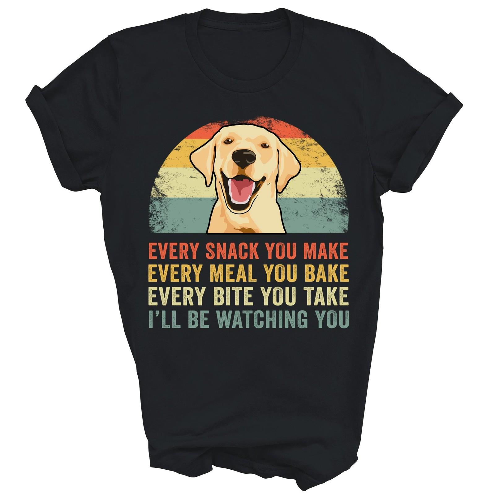 Yellow Labrador Lab Dad Retriever Unisex Shirt Gift T-Shirt S