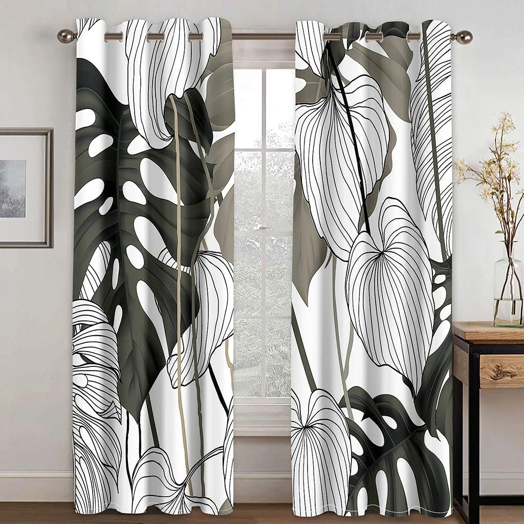 3D 3D Digital Printing Minimalist Style Gold Texture Sunshade Curtains Luxury Living Room Bedroom Window Decor Art Home Curtains