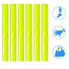 6pcs Reflective Safe Leg Pants Clip Strap Beam Band Bottom Belt