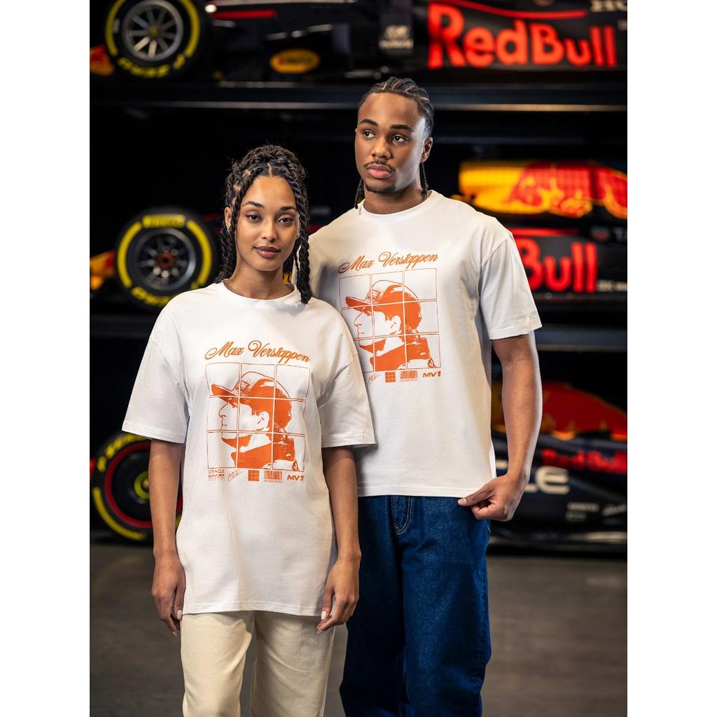 T-shirt con Logo Red Bull Racing Stampato Streetwear Uomo Donna Oversize Y2k Manica Corta Stampa Singolo Lato Alta Qualità Abbigliamento Femminile Maschile