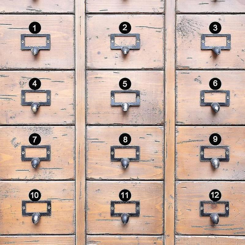 10 Sheets Number Stickers, 1 To 50 Number Self Adhesive Stickers, Sticky Round Number Labels, 1 Inch