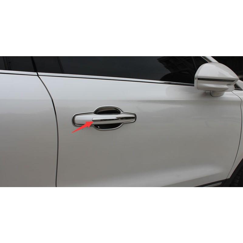 2015-2019 For Lincoln MKC 4PCS Chrome Stainless Side Door Handles Cover Trim