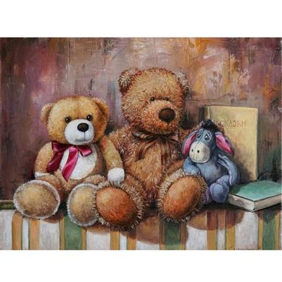 Full 5D Diy Diamond Painting Cartoon Teddy Bear Diamond Embroidery Full Lay Anime Cross Stitch Kits Home Decor Handmade Gift