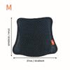 3D Double-Layer Mesh Motorcycle Seat Cushion Cover Breathable Summer Cooling Pad with Ergonomic Design, Durable Comfort Fit for Bikes & Vehicles