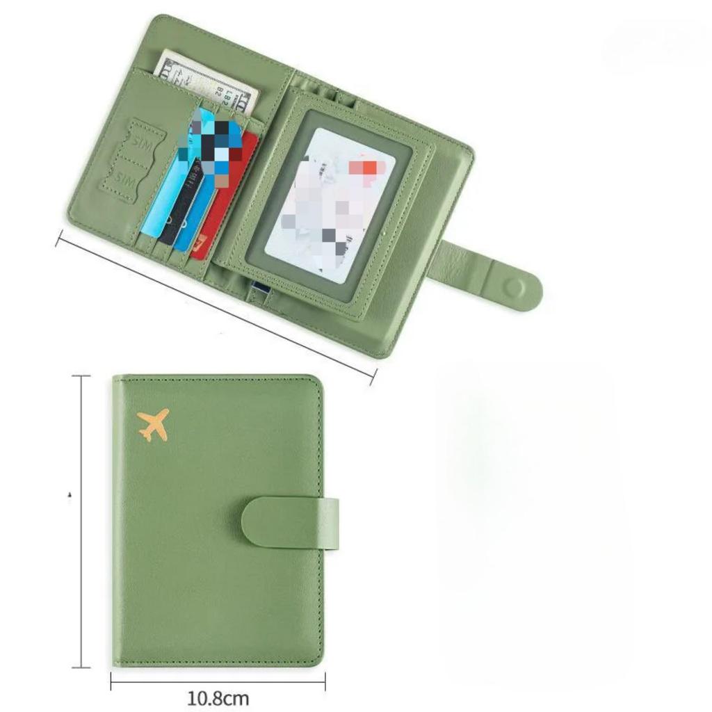 RFID Passport Cover Case Passport Holder Multifunctional Passport Wallet ID Credit Card Holder Travel Wallet Travel Accessories