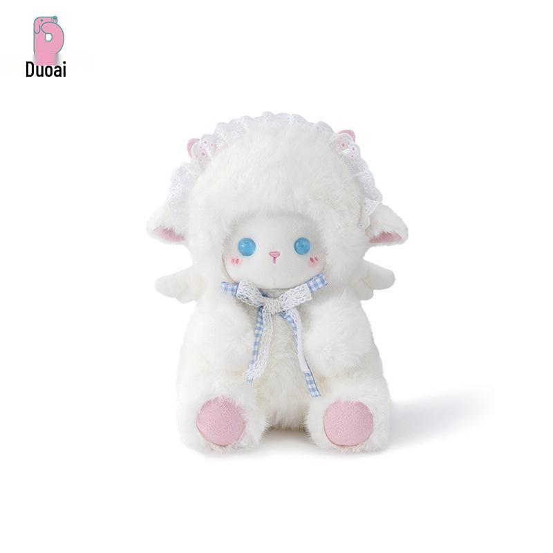 

Love More Original Angel Sheep Soothing Plush Doll - Cute Girlish Heart Sleep Companion for Children 40 cm синій