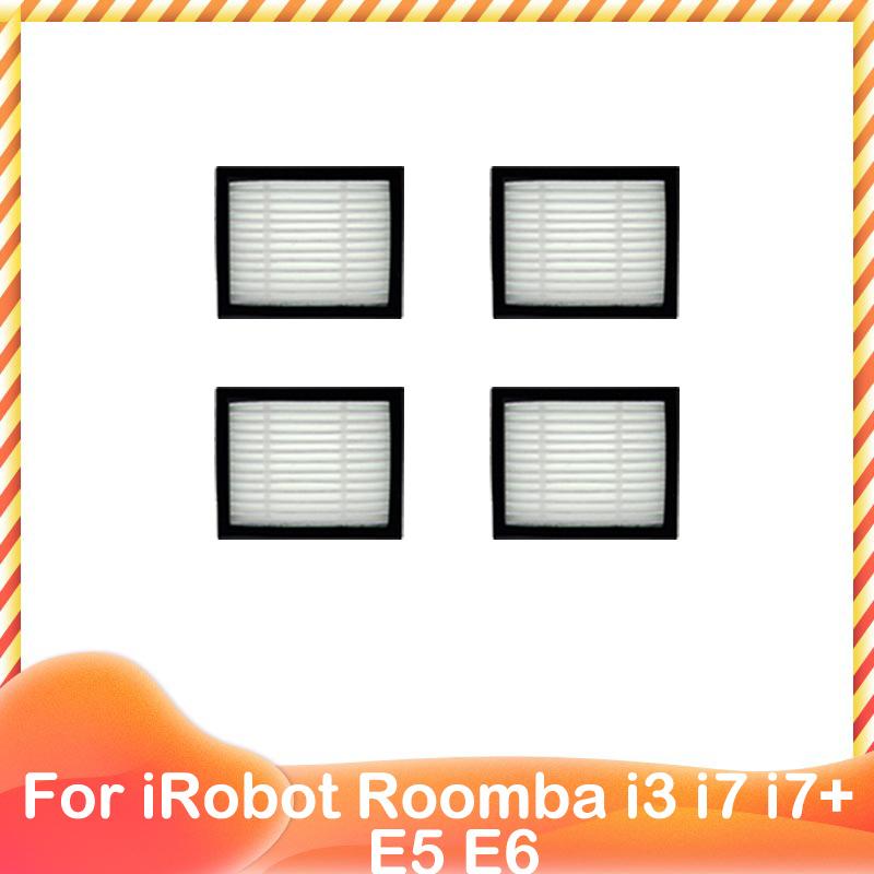 For iRobot Roomba I3 I7 I7+ E5 E6 E7 Robot Vacuum Main Side Brush Roller Hepa Filter Dust Bag Rag Part For Cleaner Replacement