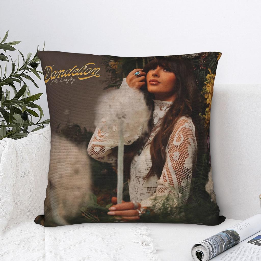 Decorative Pillowcase Ella Langley Tour 2026 Merch Living Room Pillow Case Cover Square Style Multi-Size
