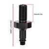 Aluminum Alloy Valve Adapter Tool Light Weight Easy To Use Shock Absorber Inflation Adapter for IFP Internal Thread Air Nozzle