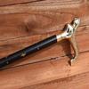 Antique Style Victorian Vintage Designer Brass Handle Cane Wooden Walking Stick