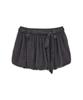 Hug Your Skin Strap Balloon Skirt (Charcoal)