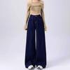 Harajuku Fashion Wide Leg Jeans Drape Versatile Straight Thin Spring Autumn New Floor Mobbing Trousers