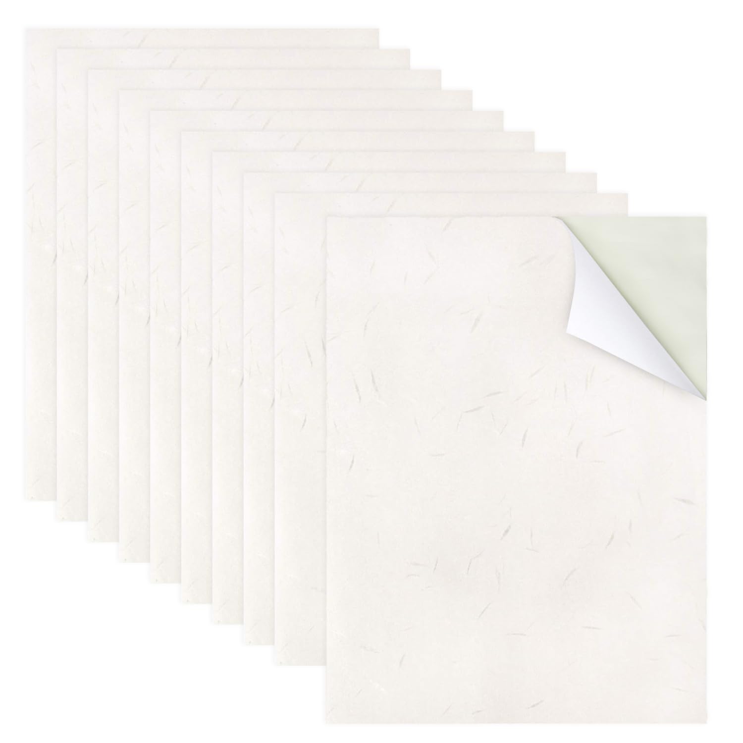 

001 Washi Paper Stickers Inkjet Perfect for Making and Original Seals (Ofuda Paper) [A4 Size] Printable, Stickers, Labels, [10 Sheets]