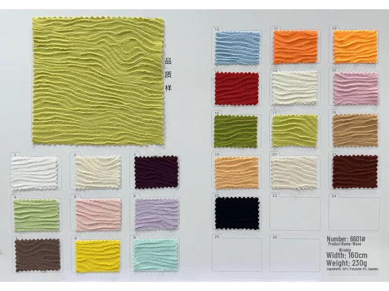 2026 Knit Bubble Pleated Fabric for Fashionable Children's Dresses & Pants