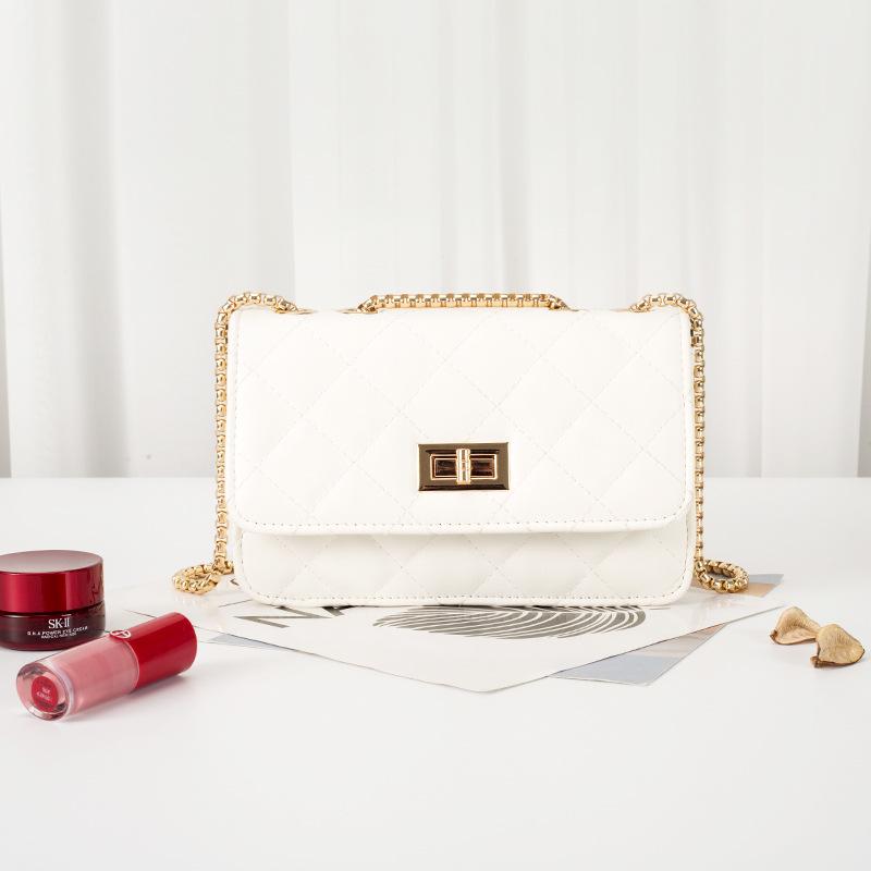 

Модная современная сумка-клатч с бриллиантовой цепочкой, маленькая квадратная сумка, тренд осени и зимы 2025, на плечо, кроссбоди, женская сумка, сумка для мобильного телефона