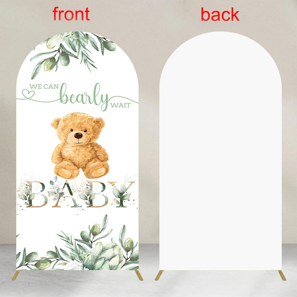 Arch Backdrop Chiara Arch Stand Covers Stretchy Spandex Fabric Cow Pattern Background for Birthday Baby Shower Party Decoration