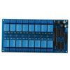16 Channel Relay Module Electromagnetic Board for ARMAVR PIC PLC Low Level Trigger12V