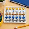 Cute Cartoon Pencil Toppers Set Toppers, Lovely Charms, Pen Number Caps for Classroom Decorations School Supplies Rewards Durable Silicone Protectors