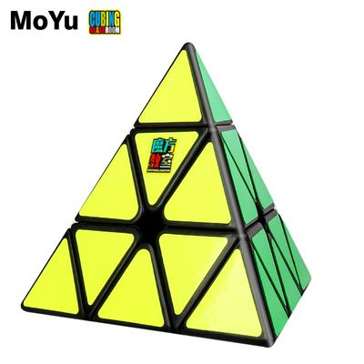 MoYu Meilong 3x3x3 Pyramid Magic Cube MoFangJiaoShi JINZITA 3x3 Cubo Samolepky Magico Puzzle Cube Dárek Dětské hračky pro děti