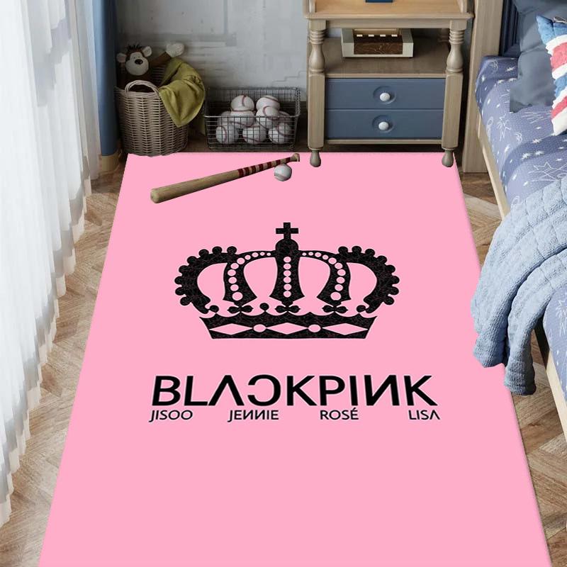 Black Pink Domination carpet Suitable for all seasons floor mats Fashion Office chair cushion Art