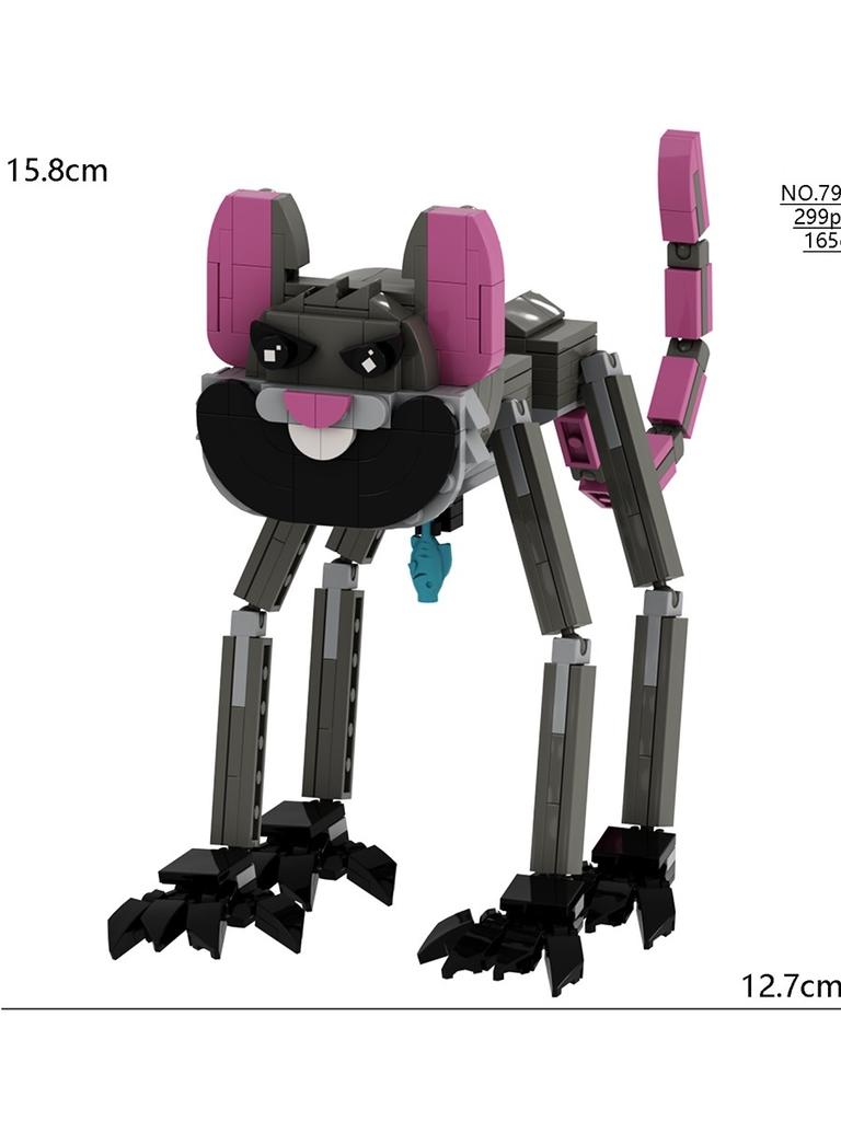 Smiling Poppy4 Critters Game Characters Building Blocks Toys Kidss Toys Puzzle