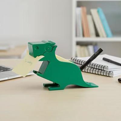 Yousheng Dinosaur Sticky Notes Holder with Pen Storage, Decorative Dino Memo Dispenser Organizer, Desk Accessories for Home, Office,