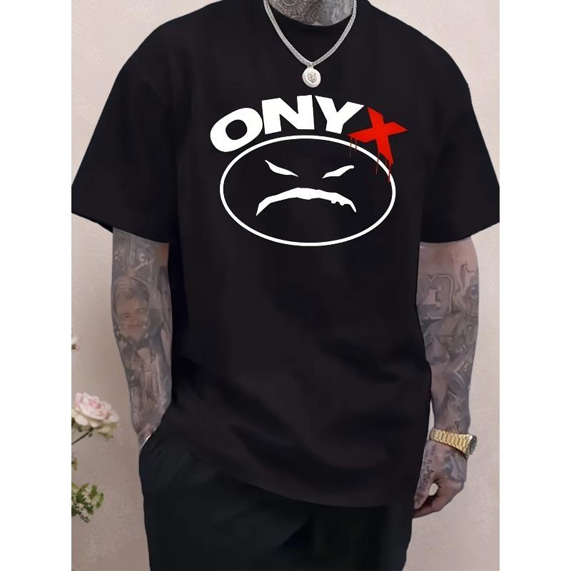 

European sizes Men S Stylish Short-Sleeve with Prints 4XL чорний