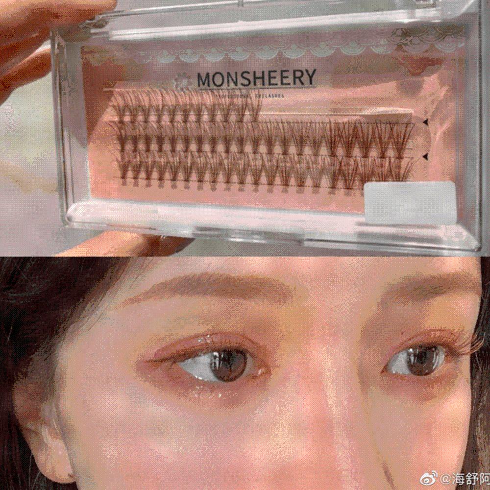 

Карамельный цвет, используемый для густой прививки накладных ресниц, инструменты для макияжа глаз, наращивание ресниц