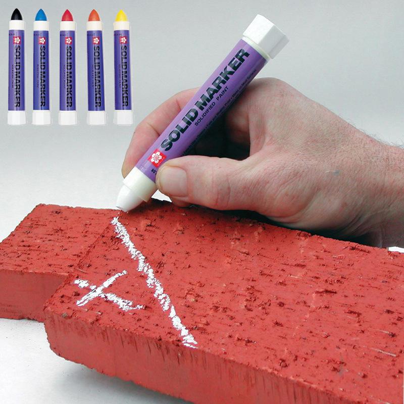 1Pcs Japan  Solid Paint Pen Waterproof Xsc Industrial Metal High Temperature Tire Marker Permanent Office Supplies