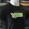Plant Based T-Shirt – Vegan Vibes Shirt with Retro Design, Eco Conscious Unisex Tee, Gift for Vegan Friends or Earth Lovers