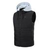 The New Smart Heating Vest Hat Can Be Detached and Charged To Heat Outdoor Thermal Vest for Men and Women