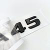 3d ABS Black A 45 Logo A45 Emblem Letters Sticker Nameplate Car Trunk Badge For A45 Accessories