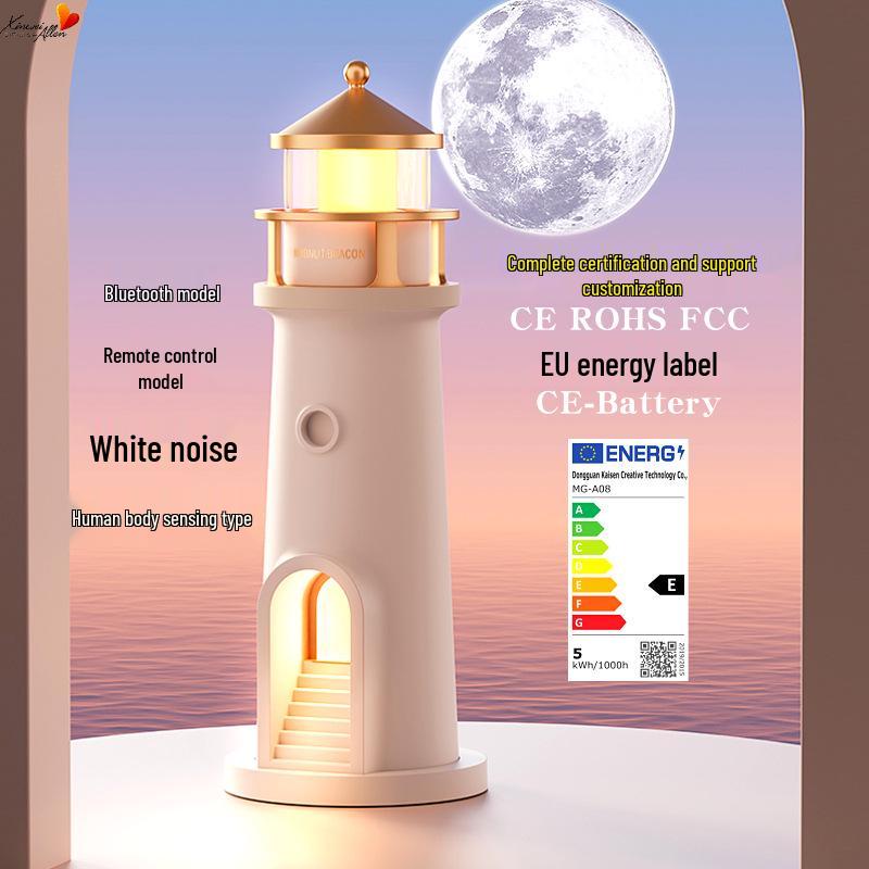 Moonlight Atmosphere Projector: Bluetooth Body-Sensing Night Lamp with Remote Control